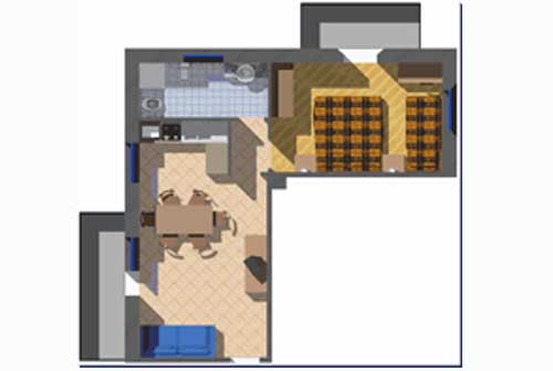 piantina generale dell' appartamento